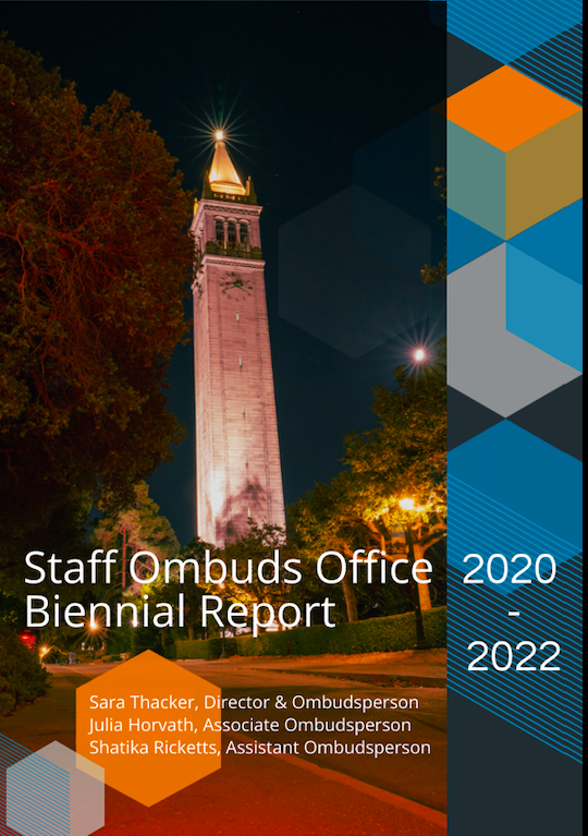 Picture of the Staff Ombuds Office Biennial Report 2020-2022